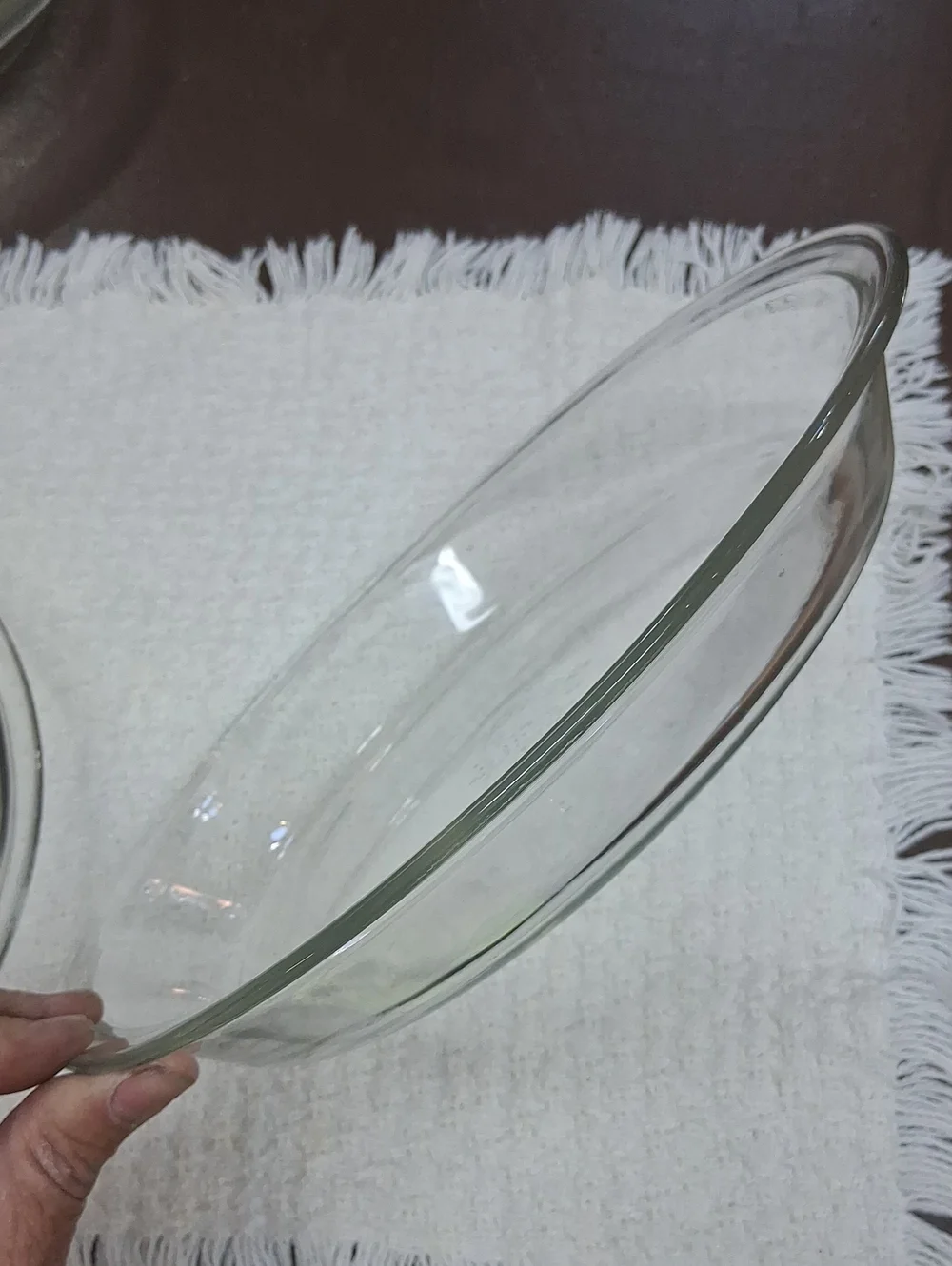 2 Glass‎ Pie Plate Baking Dish 9.5 Inch Pie Pan- Vintage Pyrex #209 Clear VGC